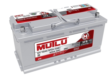 Аккумулятор легковой Mutlu SFB 3 110 а/ч 920А Обратная полярность