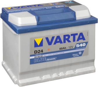 Аккумулятор легковой Varta Blue Dynamic D24 60 а/ч 540А Обратная полярность