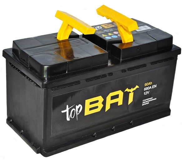 Батарея аккумуляторная topBAT 4607008887297 90А/ч 680А прямая полярн. стандартные (Европа) клеммы