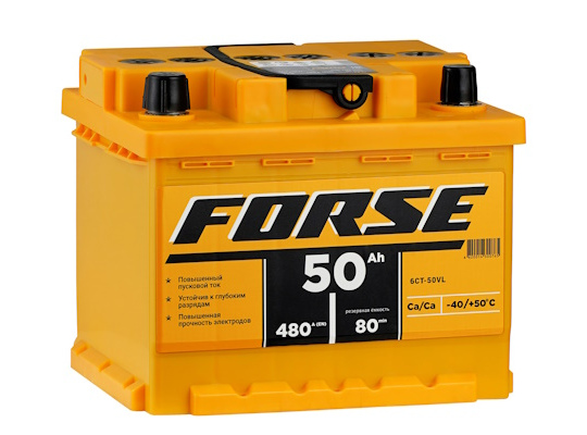 Аккумулятор Forse 6СТ-50VL