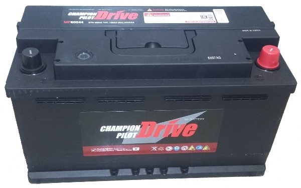 Батарея аккумуляторная Champion Pilot Drive MF60044 100А/ч 870А обратная полярн. стандартные (Европа) клеммы