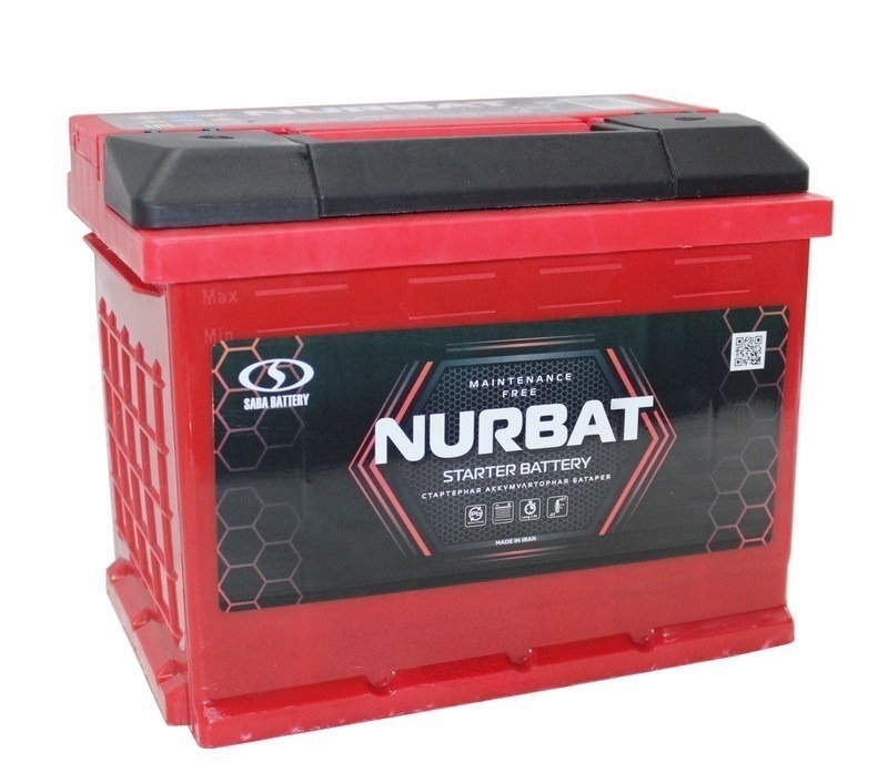 Батарея аккумуляторная NURBAT 6CT60 60А/ч 510А прямая полярн. стандартные (Европа) клеммы