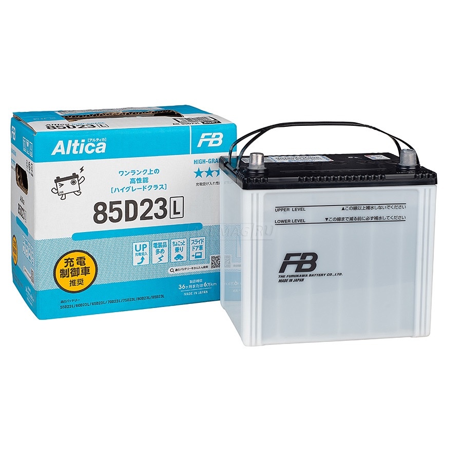 Аккумулятор автомобильный FB ALTICA HIGH-GRADE 85D23L 650 А обр. пол. 70 Ач