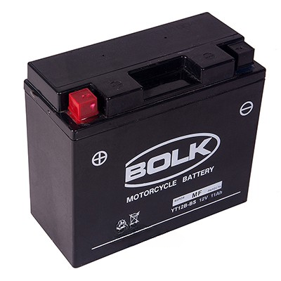 Батарея аккумуляторная BOLK 512901YT12BBS 11А/ч 90А прямая полярн. болтовые мото клеммы