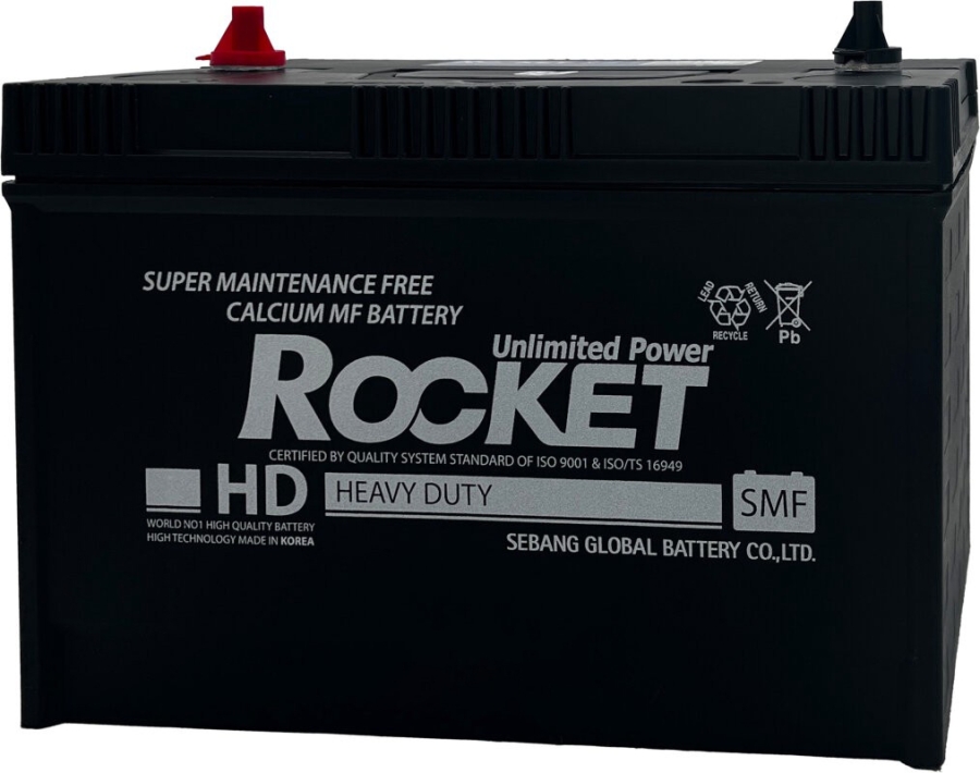 Батарея аккумуляторная ROCKET SMF311000S 120А/ч 1000А универсальная полярн. резьбовые (Америка) клеммы