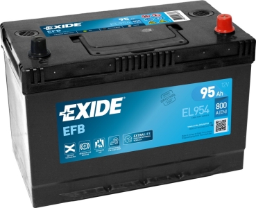 Аккумулятор легковой Exide EFB EL954 95 а/ч 800А Обратная полярность